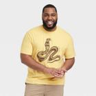 Men's Big & Tall Standard Fit Lightweight Crew Neck Short Sleeve T-shirt - Goodfellow & Co Yellow