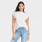 Women's Cap Sleeve Muscle T-shirt - Universal Thread White
