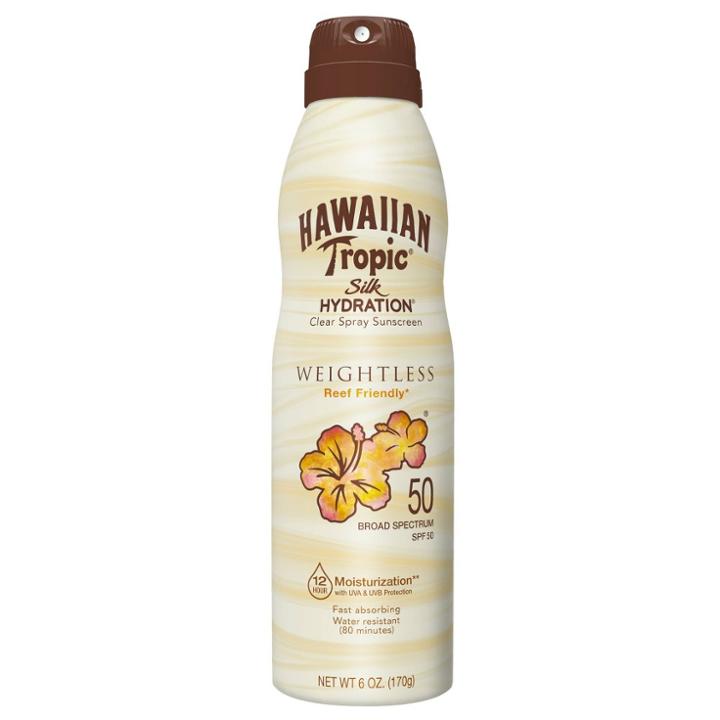Hawaiian Tropic Silk Hydration Weightless Sunscreen Spray -
