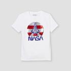 Boys' Nasa Flip Sequin Short Sleeve Graphic T-shirt - White