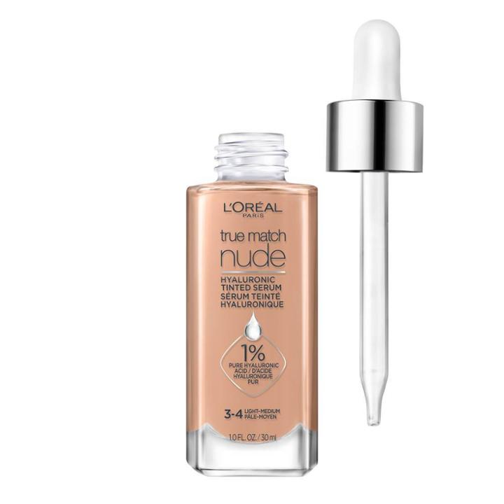 L'oreal Paris True Match Hyaluronic Tinted Serum Makeup Skincare Hybrid - 3-4 Light Medium
