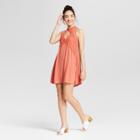 Women's Lace Trim Cutout Dress - 3hearts (juniors') Apricot
