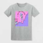 Threadless Men's Strange Planet Moderately Unsafe Climbing Short Sleeve Graphic Crewneck T-shirt - Heather Gray