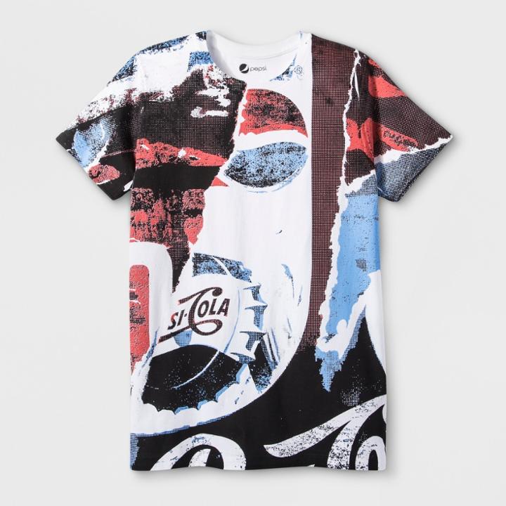 Men's Short Sleeve Pepsi Crew T-shirt - White
