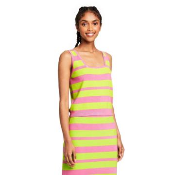 Women's Striped Tank Top - Victor Glemaud X Target Pink/green Xxs