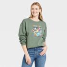 Women's Disney Mickey And Friends Graphic Sweatshirt - Green