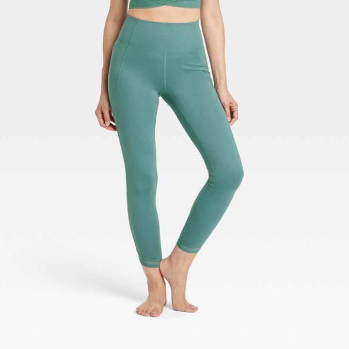 Women's Contour Mesh Leggings 26 - All In Motion Jade