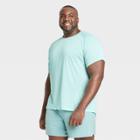Men's Short Sleeve Run T-shirt - All In Motion Turquoise S, Men's,