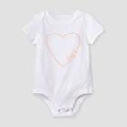 Grayson Mini Baby Girls' 'best Friends' Heart Bodysuit - White Newborn