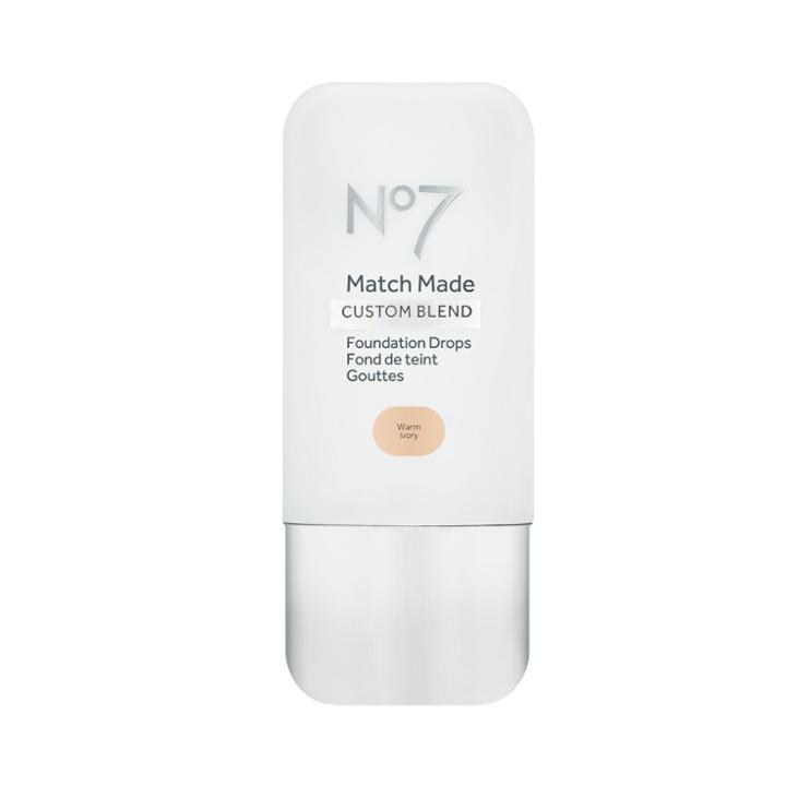 No7 Match Made Foundation Drops Warm Ivory