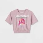Girls' Disney Buzz Lightyear Short Sleeve T-shirt - Pink