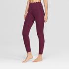 Target Women's Premium High-waisted 7/8 Scallop Leggings - Joylab Plum Purple