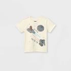 Toddler Boys' Star Wars Short Sleeve Pocket T-shirt - Cream
