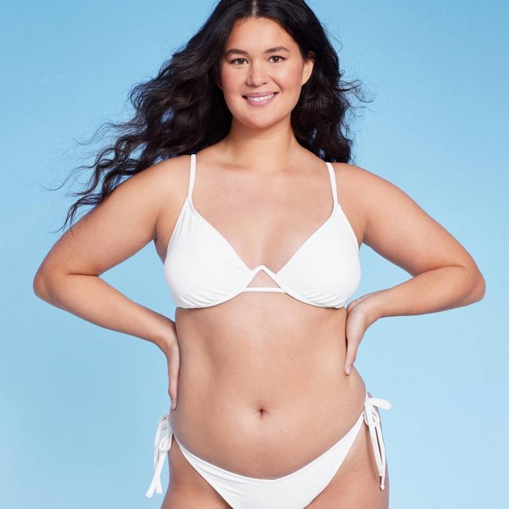 Women's Underwire Bikini Top - Wild Fable White