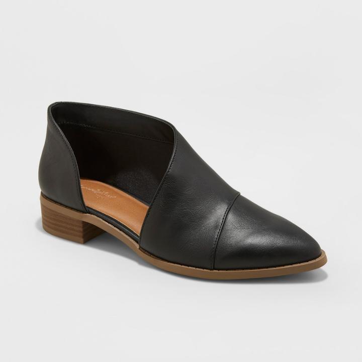 Women's Wenda Cut Out Bootie - Universal Thread Black