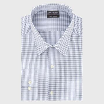 Phillips-van Heusen Men's Slim Fit Long Sleeve Flex Button-down Shirt - Philips-van Heusen Blue Pond