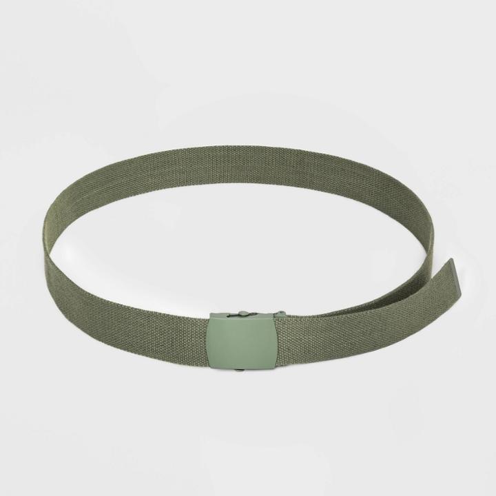 Women's Military Buckle Belt - Wild Fable Green