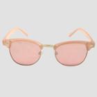 Target Women's Clubmaster Sunglasses - Pale Pink