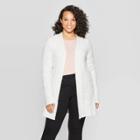 Women's Plus Size Long Sleeve Open Layering Cable Stitch Cardigan - Ava & Viv Heather Gray 2x, Women's, Size: