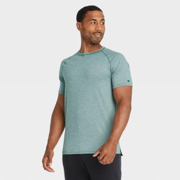 Men's Novelty T-shirt - All In Motion Dark Green
