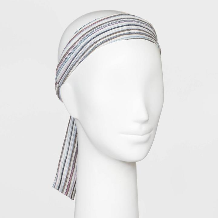 Striped Tie Headwrap - Universal Thread Beige
