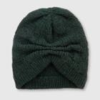Isotoner Women's Recycled Knit Beanie - Green