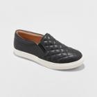 Women's Reese Quilted Sneakers - A New Day Black