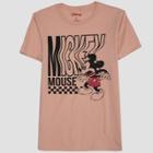 Men's Mickey Mouse Short Sleeve Graphic T-shirt - Pale Blush
