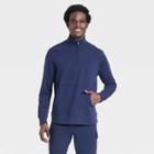 Men's Cozy 1/4 Zip Athletic Top - All In Motion Navy