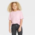 Boys' Washed Short Sleeve T-shirt - Art Class Pink