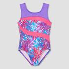 Freestyle By Danskin Girls' Gymnastics Leotard - Pink/purple 2t,