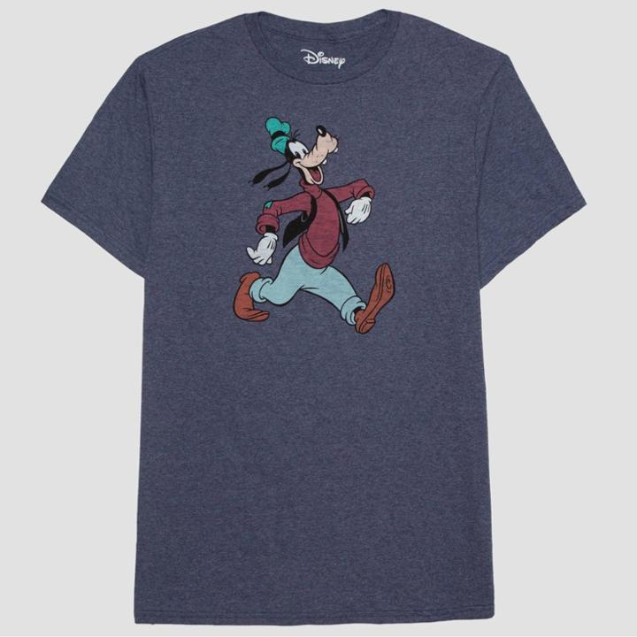 Petitemen's Disney Goofy Short Sleeve Graphic T-shirt - Navy M, Men's, Size: