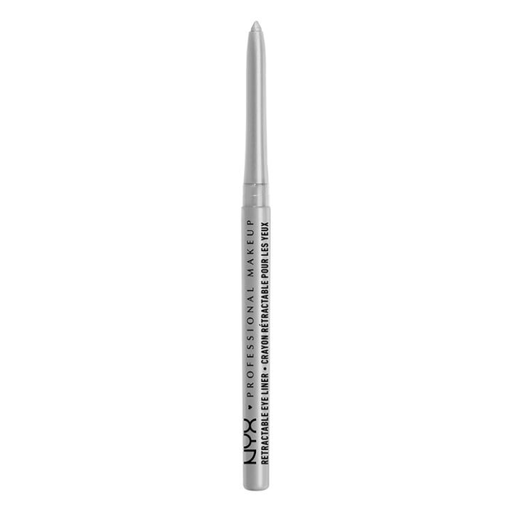 Nyx Professional Makeup Retractable Eyeliner Silver - 0.01oz, Adult Unisex