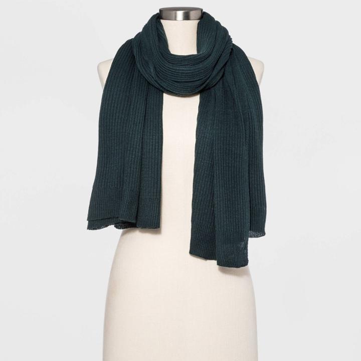 Women's Travel Wrap Jackets - A New Day Green One Size, Women's