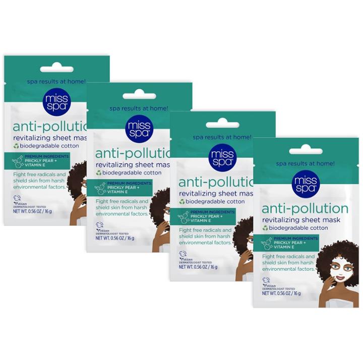 Miss Spa Anti-pollution 100% Cotton Biodegradable Sheet Mask