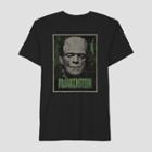 Hybrid Apparel Men's Universal Studios Monsters Frankenstein Short Sleeve T-shirt - Jet Black