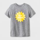 Kids' Short Sleeve Sunshine Graphic T-shirt - Cat & Jack Gray