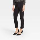 Women's Pintuck Skinny Ankle Pants - Who What Wear Black