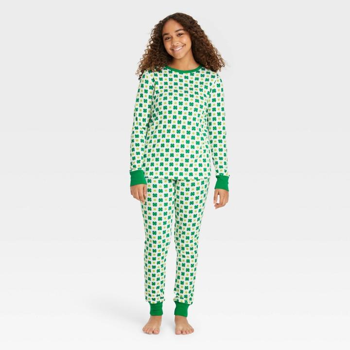 No Brand Kids' St. Patrick's Day Matching Family Pajama