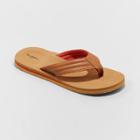 Men's Braden Flip Flop Sandals - Goodfellow & Co Cognac