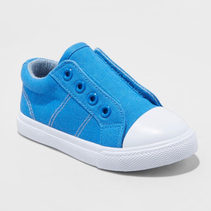 Toddler Boys' Dwayne Canvas Sneakers - Cat & Jack Blue