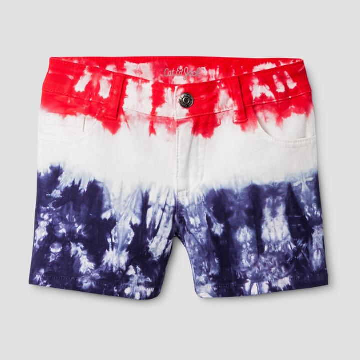 Girls' Tie Dye Fashion Shorts - Cat & Jack