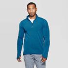 Men's Warm Running Quarter Zip Pullover - C9 Champion Jetson Blue M,