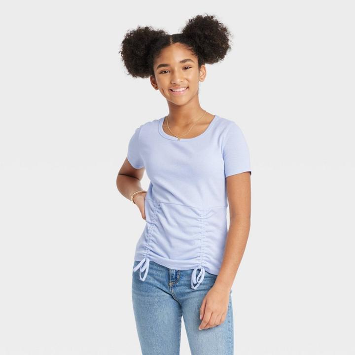Girls' Cinch Front T-shirt - Art Class