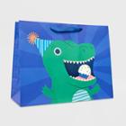 Spritz Large Dino Cupcake Vogue Bag Blue -