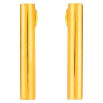 Elya Bar Stud Earrings - Gold