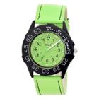 Target Women's Crayo Fun Leather Strap Watch-lime, Green
