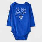 Baby Hanukkah Long Sleeve Bodysuit - Cat & Jack Blue
