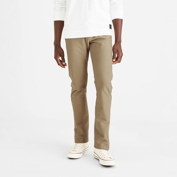 Dockers Men's Comfort Knit Slim Fit Chino Pants - Beige