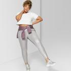 Women's Plus Size High-waist Foil Print Shine Leggings - Wild Fable